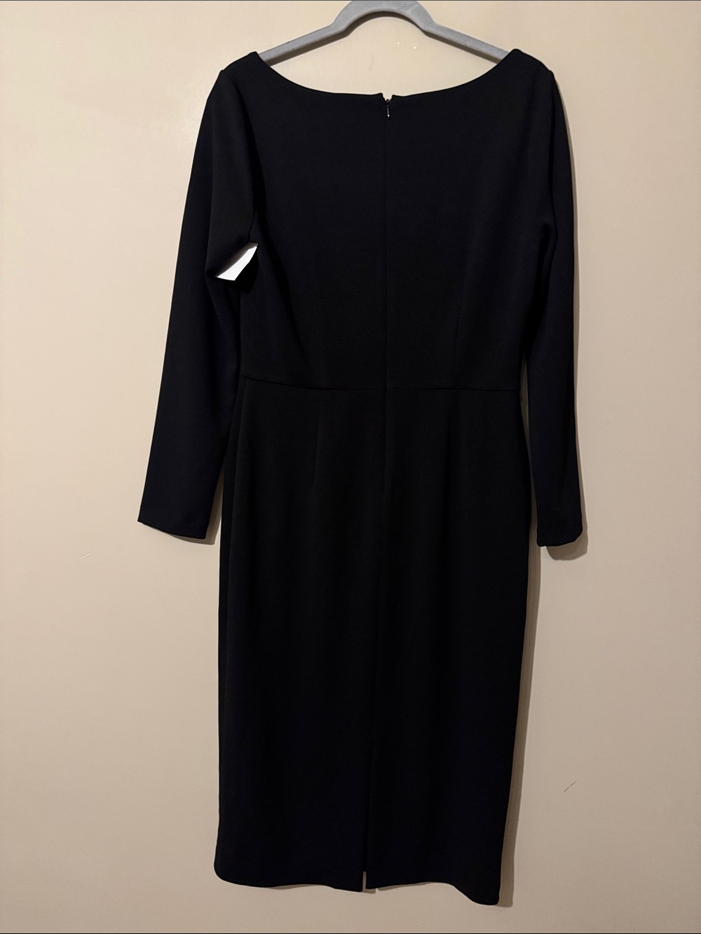 NWOT Maggy London Beaded Long Sleeve Midi Dress, Black, size 8 - Picture 9 of 12